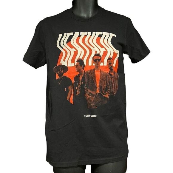 Weathers I Can’t Change Red White & Black T-Shirt Men’s Small - Picture 1 of 5